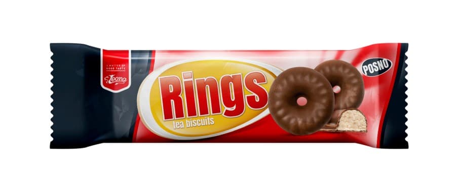 Rings with Cocoa Coating